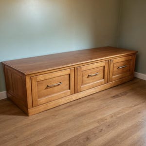 Wooden storage bench Build Plan, Entryway storage Plan, easy build plan PDF File