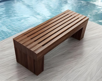 Plan poolbank: terrasbank buiten, houtbewerkingsplannen (pdf-download)