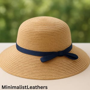 Foldable Straw Sun Hat, Summer Beach Vacation