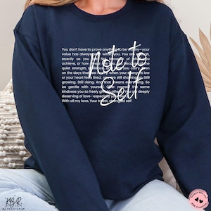 Note To Self Motivational Mental Health Positive Inspirational Quotes Dear Person Behind Me, Love yourself Sublimation PNG SVG