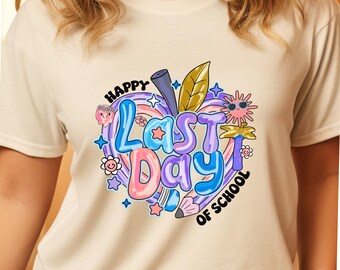 Happy Last Day Of School Doodle Teacher End of School Year Teacher Summer Vacation PNG We Out Teacher We Out Bruh