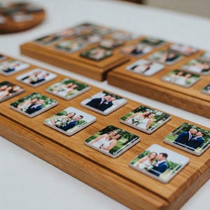 30 Wedding Favour Photo Refrigerator Magnets - Personalized Wedding Favours, Photo Magnets Set  - Perfect Gift for Family, Friends