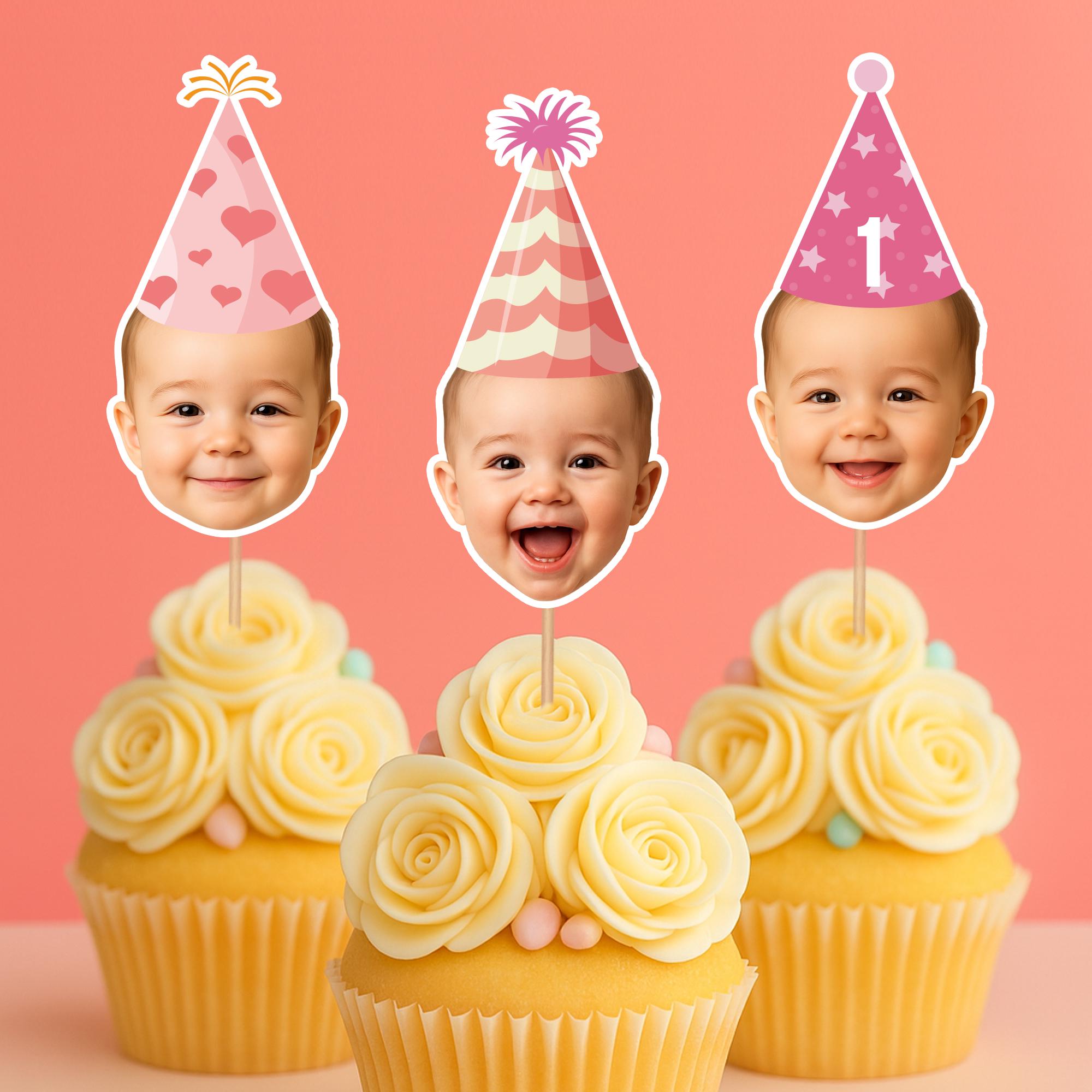 Baby face cupcakes - Etsy México, image size:2000x2000