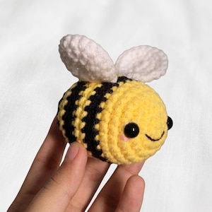 Einfaches Häkel-Hummel Amigurumi-Muster (PDF) | Chunky Bee Plüsch Anleitung