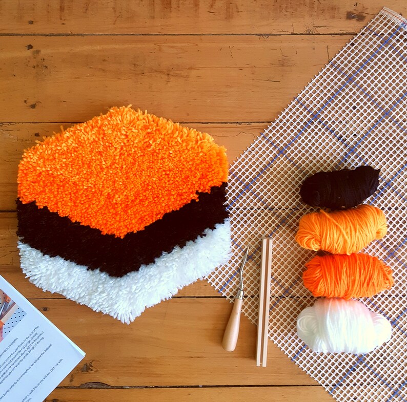 Licorice Allsorts Latch Hook Kit. Liqurorice Allsort Rug Etsy