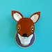 Fox Head Pattern. Faux Taxidermy Sewing Pdf. Woodland Creature ...