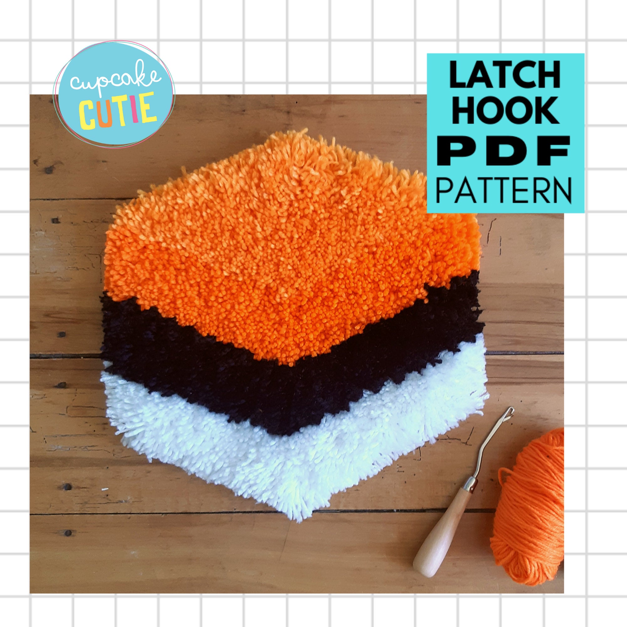 Licorice Allsorts Latch Hook Kit. Liqurorice Allsort Rug Etsy