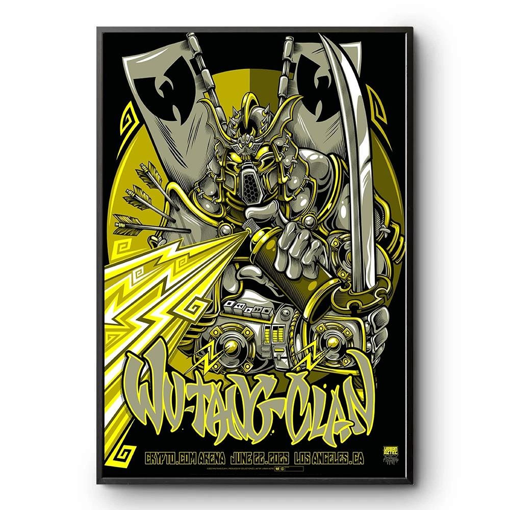Wu Tang Clan Poster ''Forever'' Vintage 90s Oficial album