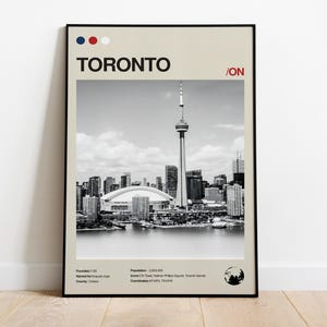 Toronto Vintage Print,Toronto Wall Art, Toronto Poster, Toronto Poster Print, Toronto Wall Decor