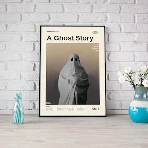 A Ghost Story Filmplakat, Retro Filmdruck, moderne Vintage Filmplakate, Mid Century Modern Poster