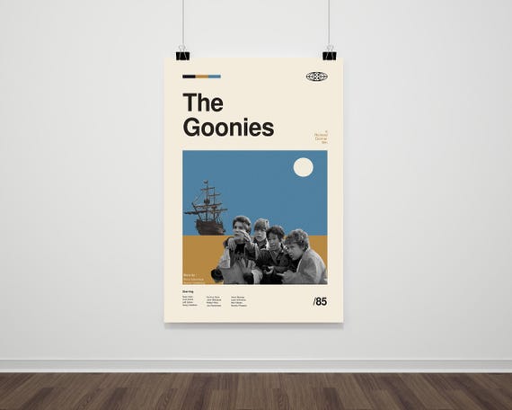 The Goonies Movie Poster: Vintage Film Art Prints (Matte Finish)