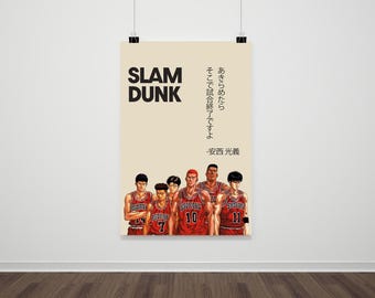 Póster de Slam Dunk: Láminas artísticas de baloncesto manga (varios tamaños)