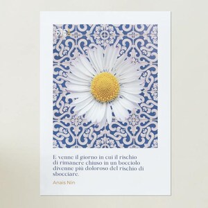 Poster digitale, poesia e immagine, citazioni, decorazioni parete