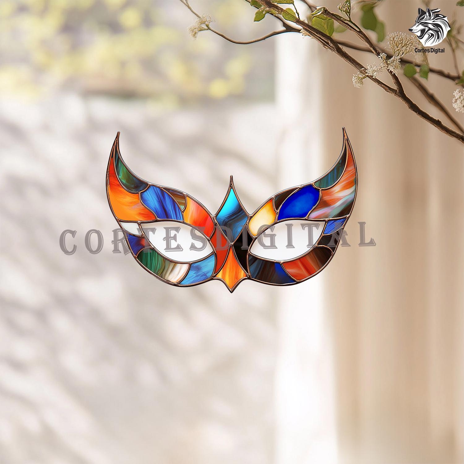 ムラーノ製　ベネチアングラス高級イタリア 壁飾り ベネチアンマスク ムラーノ製 ベネチアングラス高級イタリア 壁飾り ベネチアンマスク