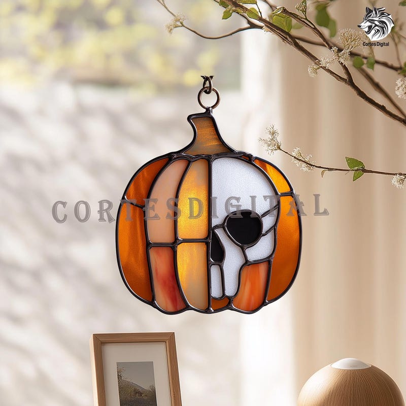 Stained Glass Patterns Halloween Etsy