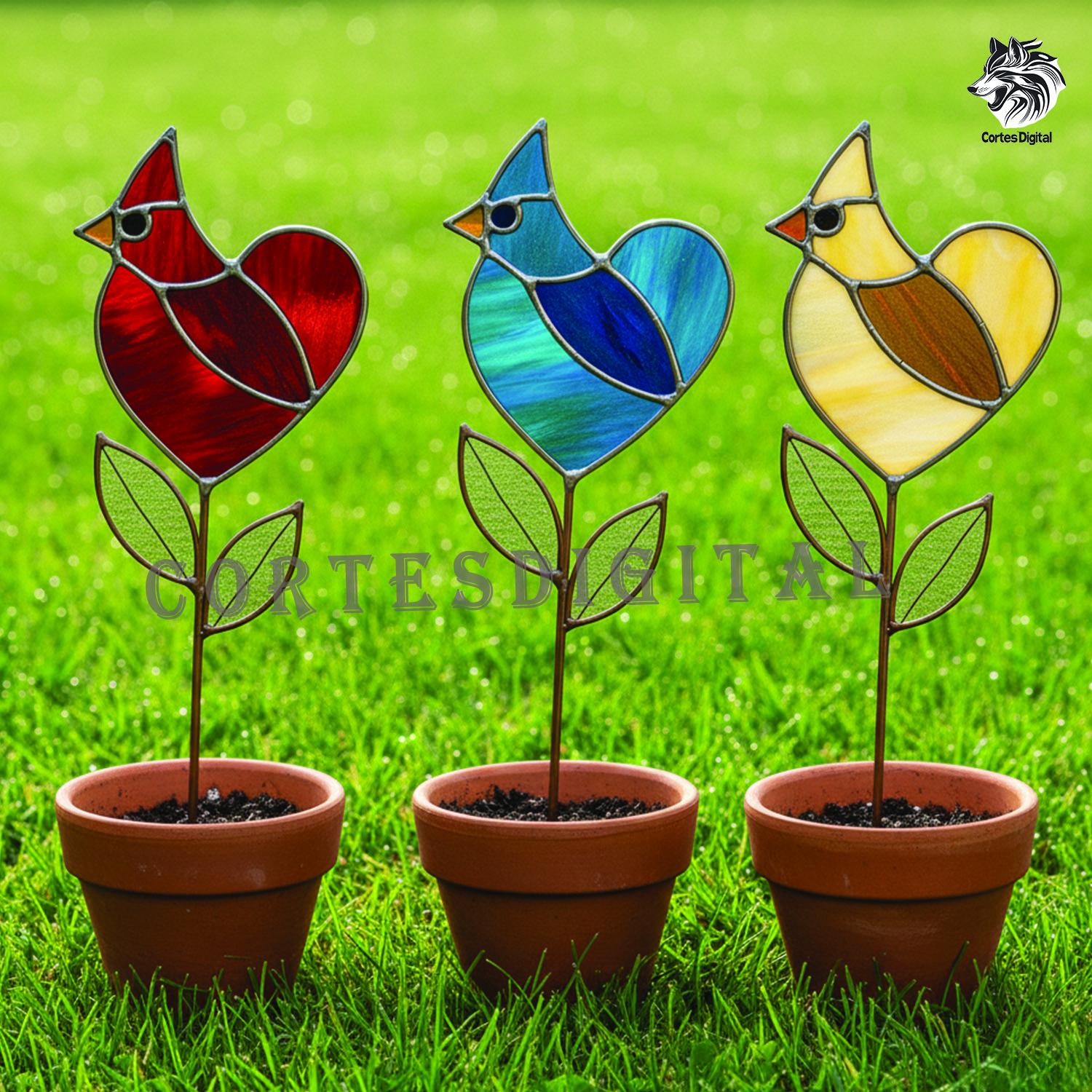 Glass Love Birds - Etsy