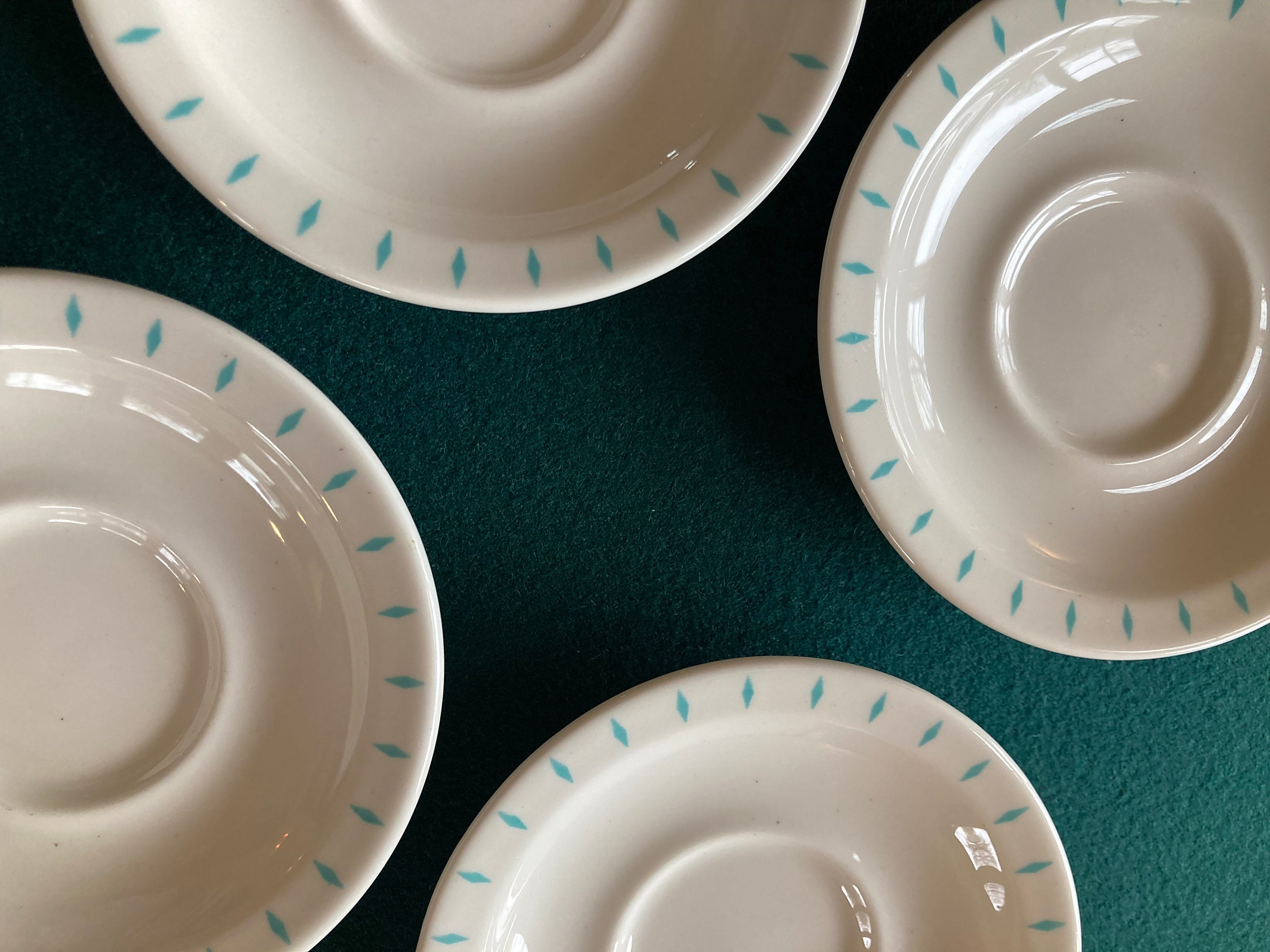Homer Laughlin Diamond Pattern Diner Dishes - Etsy