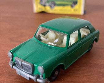 Original Matchbox Series 64 M.G. 1100 Green Car with Dog