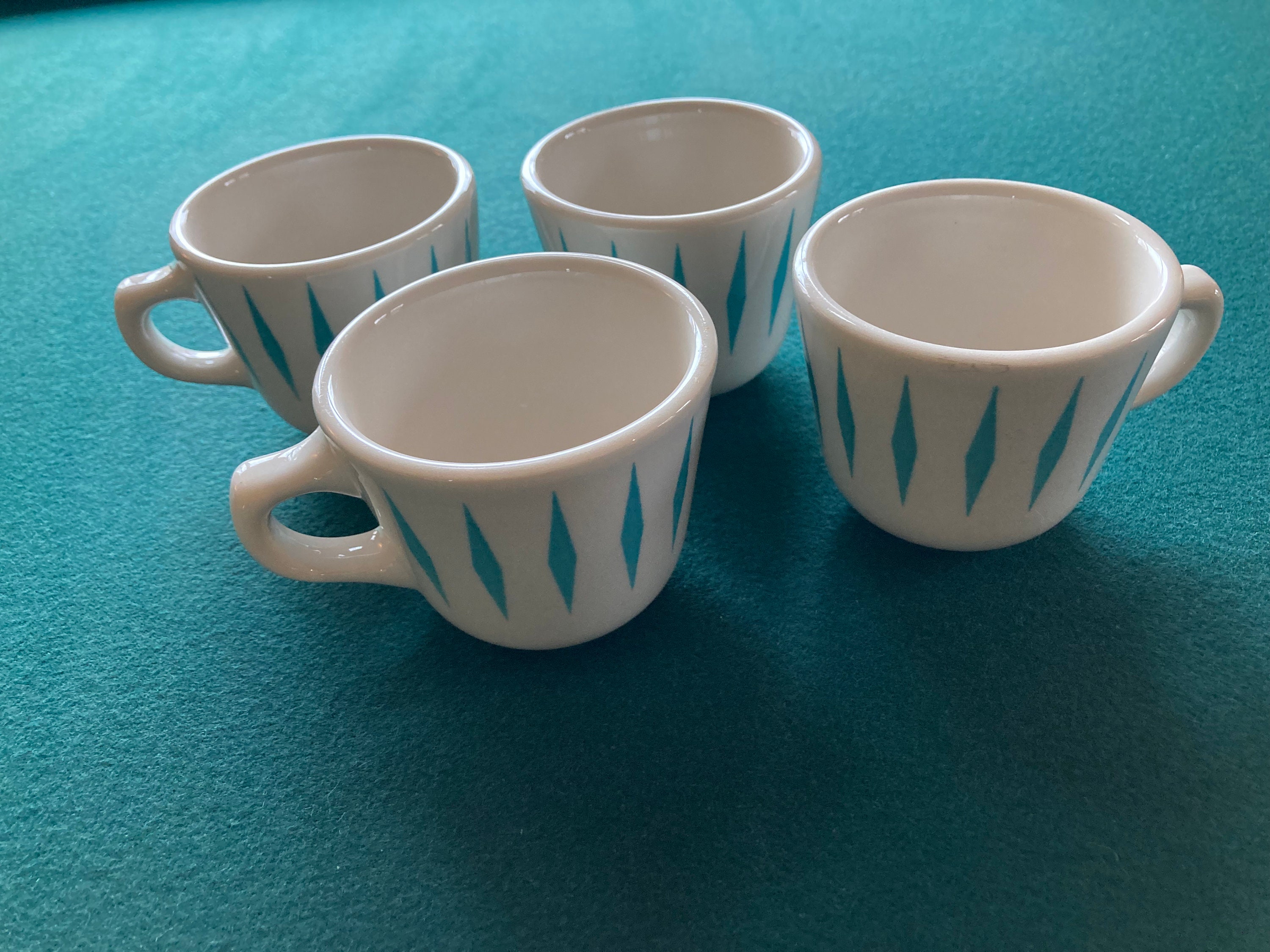 Homer Laughlin Diamond Pattern Diner Dishes - Etsy