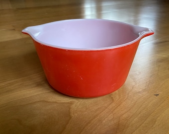 Vintage Pyrex 473 1 QT Casserole Dish Bowl