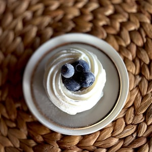 Pavlova Dessert - Savon alimentaire, cadeau pour elle, cadeau de demoiselle d&#39;honneur, savon dessert, faux savon alimentaire, savon aux fruits, cadeau bâillon, cadeau pour lui, savon pour enfants