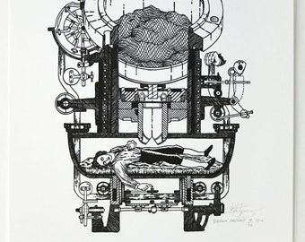 Impresión en relieve original - MÁQUINA DE SUEÑOS