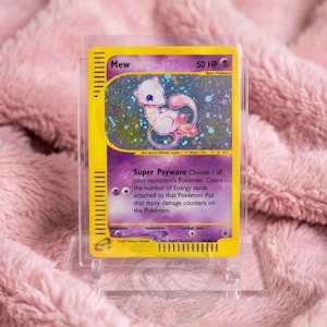 mew pokemon card 1st edition Pokemon Card Mew 005/016 1st Edition Holo Rare NM-EX Japanese r982