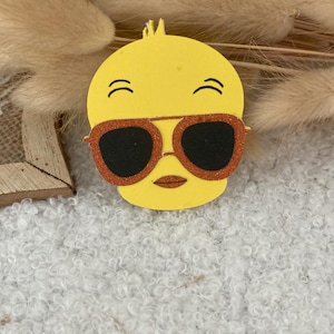 Broche Titi Fait Main – Accessoire Dessin Animé Vintage – Broche Papier Cartonné Coloré – Cadeau Fan Looney Tunes