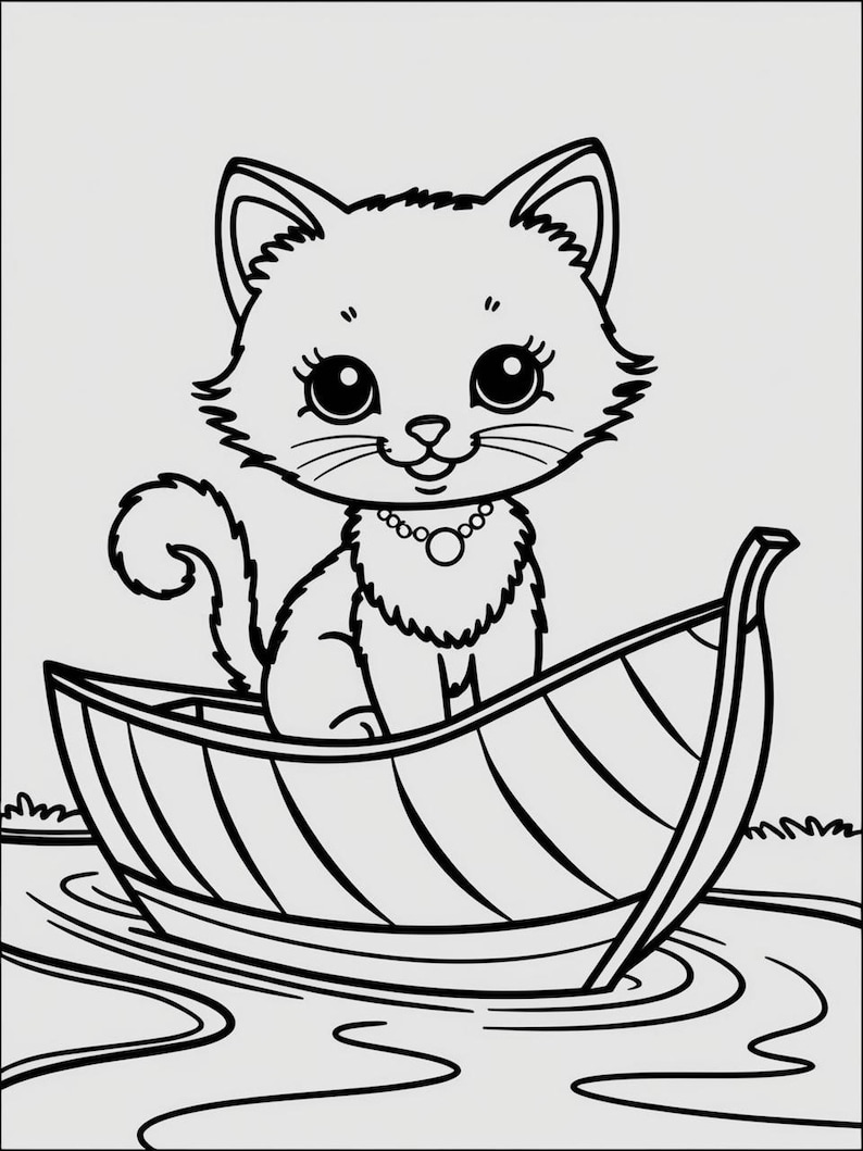 Cute Kittens Coloring Book for Kids 130 Adorable Cat Sketches to