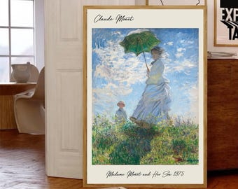 Claude Monet Poster, Claude Monet Poster, Claude Monet, Vintage Print, Museum Poster, Premium poster, Matte Material