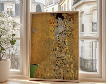 グスタフ・クリムト「接吻」ポスター、ロマンチックなウォールアート