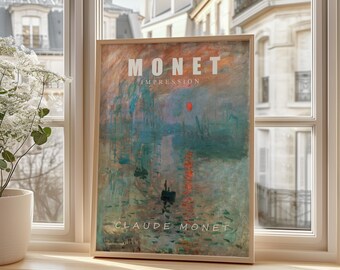 Claude Monet Exhibition Poster - Impression Soleil Levant