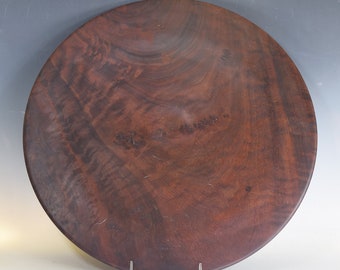 Ginormous Hawaiian hardwood platter hand-turned