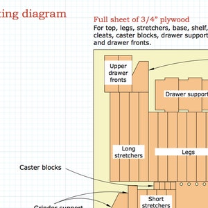 Mini-lathe work center digital plans download, complete plans image 2