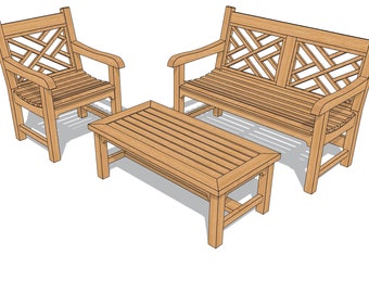 Classic garden furniture-digital download-complete plans