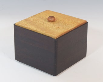 Small black walnut  treasure box