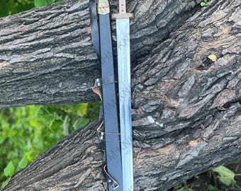 Handmade King Ragnar Lothbrok Viking Sword – Handcrafted Authentic Norse Replica with Scabbard, Perfect for Collectors and Special Occasions