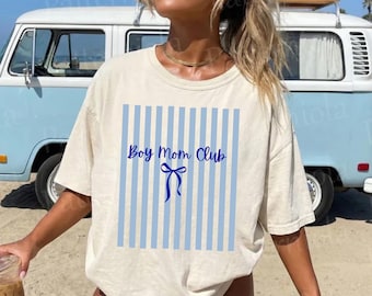 Comfort Colors®Boy Mom cute summer  T-Shirt  Mother Day gift New mom Pregnancy Announcement Boy Mama Tee Toddlers mom Christmas Gift