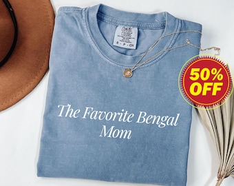 Comfort Colors®ベンガル猫ママTシャツ、母の誕生日プレゼント、ベンガルママへのクリスマスプレゼントTシャツ、ベンガル猫ママ、母の日シャツ、ベンガル猫オーナーTシャツ