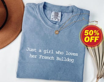 Comfort Colors® フレンチブルドッグママシャツ フレンチブルドッグクリスマスギフト フレンチブルドッグママ誕生日ギフトTシャツ フレンチブルドッグ卒業ギフト