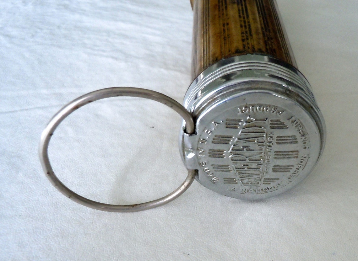 Vintage 1930s Eveready Brass Flashlight Etsy