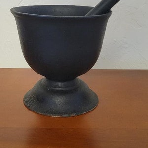 Large Antique vintage mortar and pestle