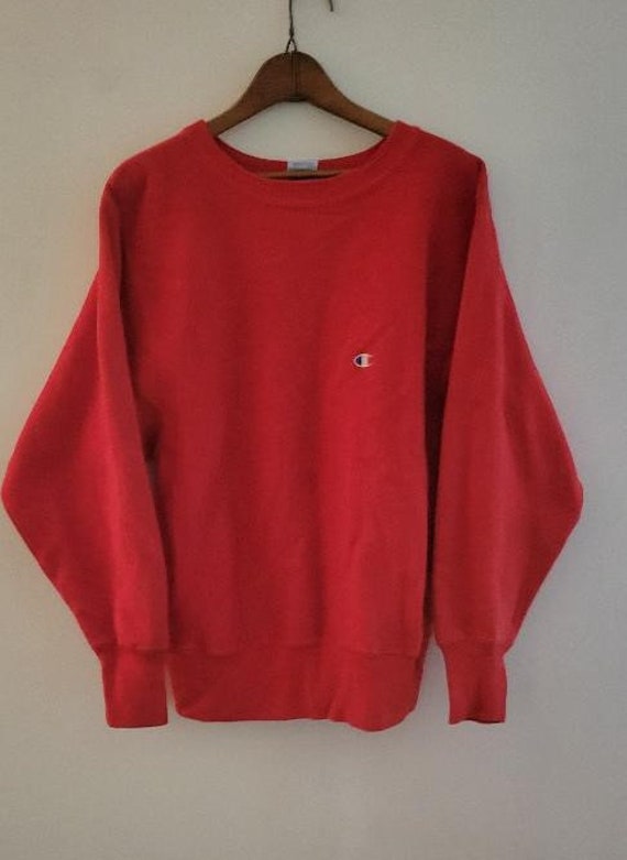 Vintage red Champion reverse weave sweat shirt siz