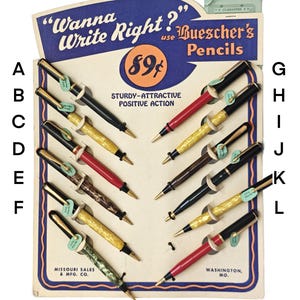 Vintage 1930s Buescher's mechanical pencil