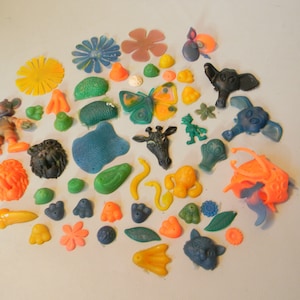 Lot of vintage creepy crawler thing maker flowers animals and pieces