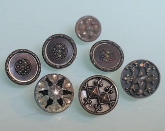 lot antique buttons