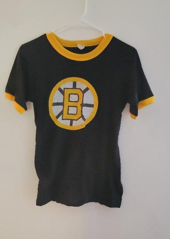 Vintage Boston Bruins logo T shirt