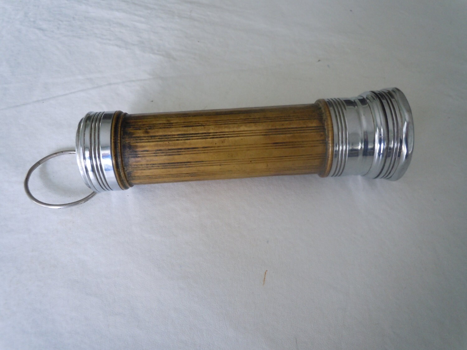 Vintage 1930s Eveready Brass Flashlight Etsy