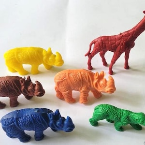 Lot vintage 1970s MPC Nabisco cereal premium plastic toy animals B