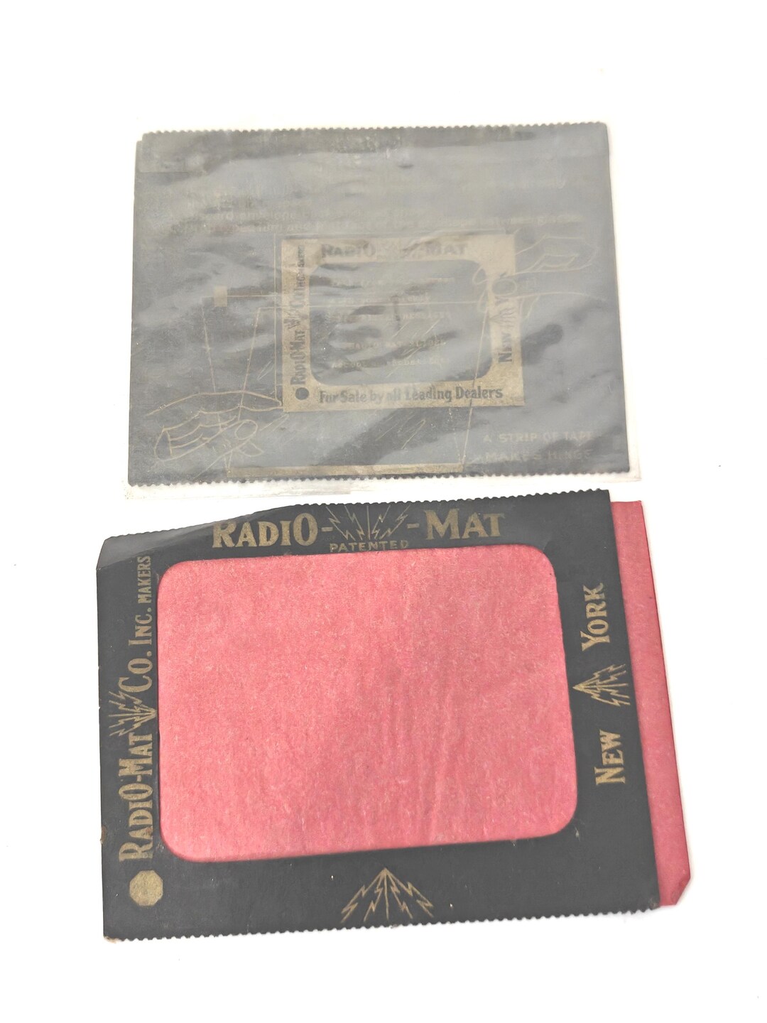 Pair of Vintage 1930's Radio Mat Slides - Etsy